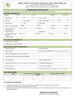 afpslai downloadable forms.
